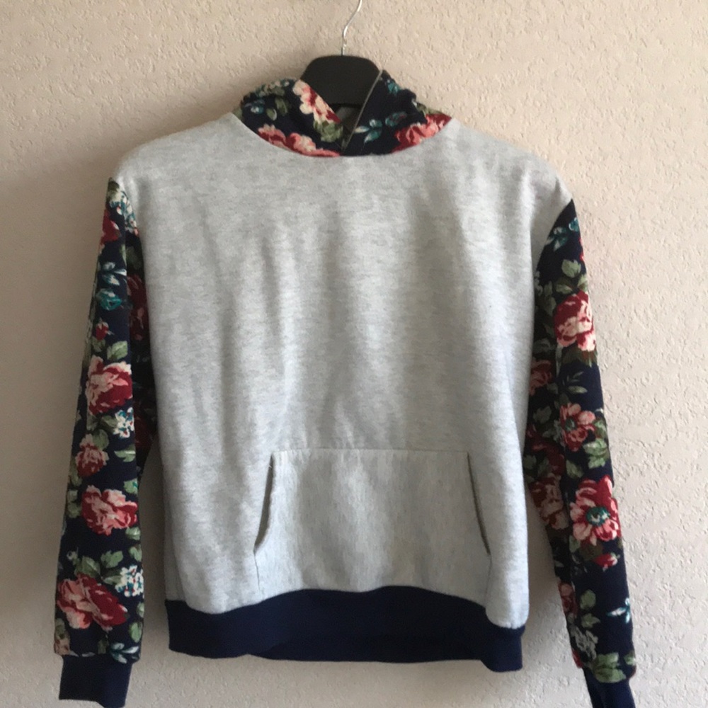 Floral hoodie